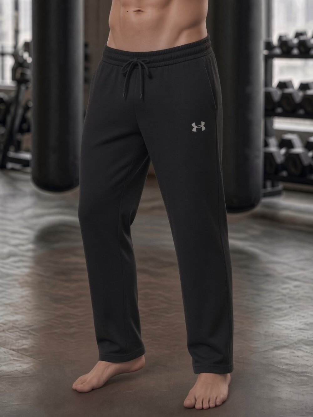 New Men's Under Amour UA Rival Fleece Pants Size Large - Cotton